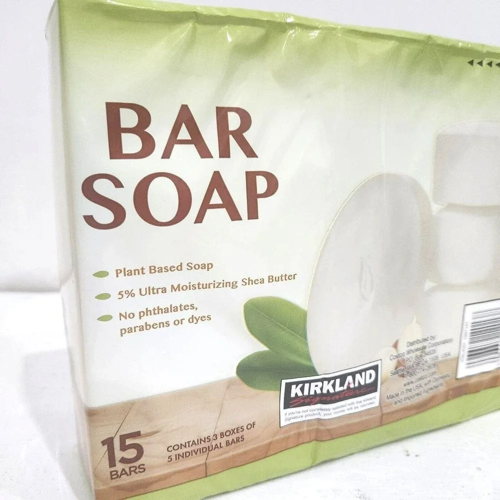 Kirkland Signature Shea Butter Bar Soap‎ 15-Pack 4.5 oz Moisturizing